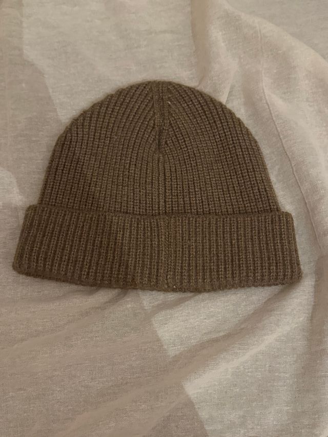 Gorro de lana Celine beige/marrón