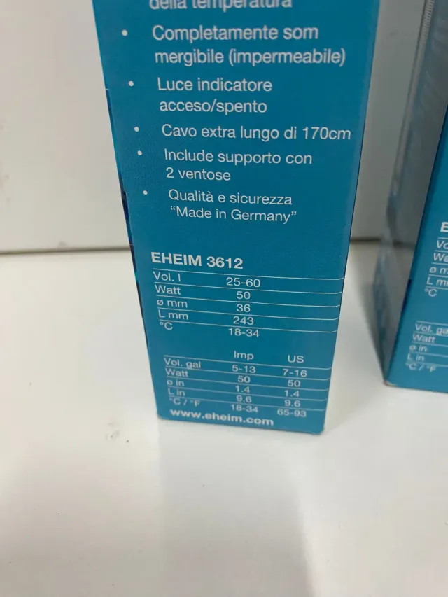 Calentador acuario EHEIM termocontrol 50w