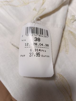 Casaca Festa media manga bordada