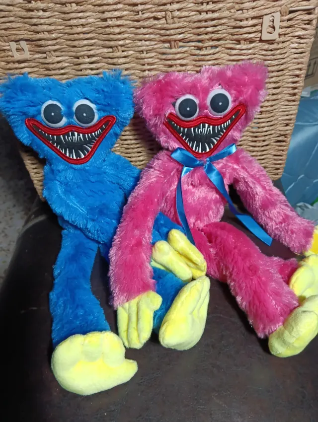 Peluche Huggy Wuggy Azul y Rosa