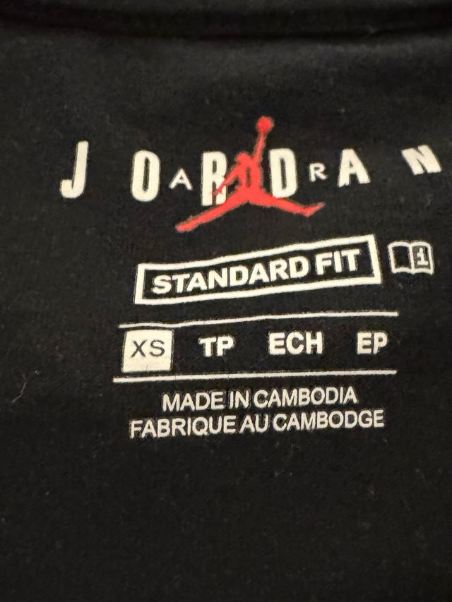 Camiseta Jordan Negra