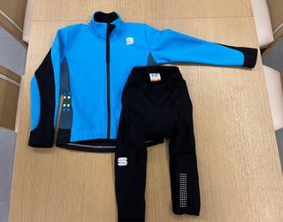 Chaqueta y culotte ciclismo Sportful Niño.