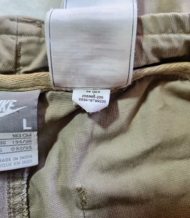 Pantalones Cargo Nike Beige Talla L