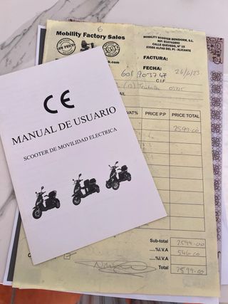 Scooter eléctrico 4 ruedas