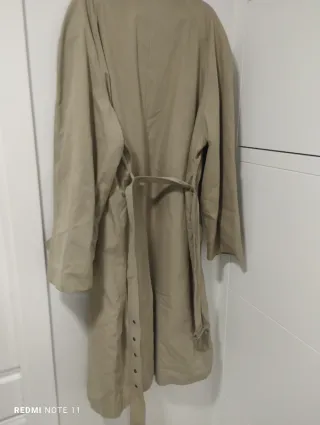 Gabardina hombre beige