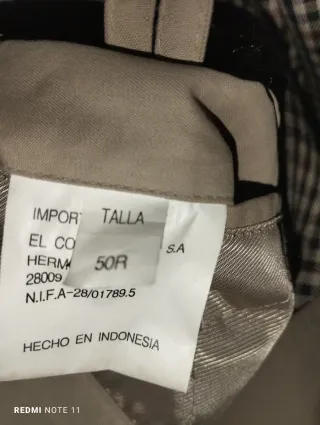 Gabardina hombre beige