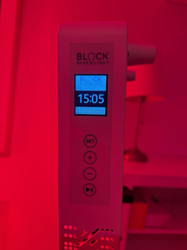 Pannello a luce rossa a infrarossi - Blocca la luce blu