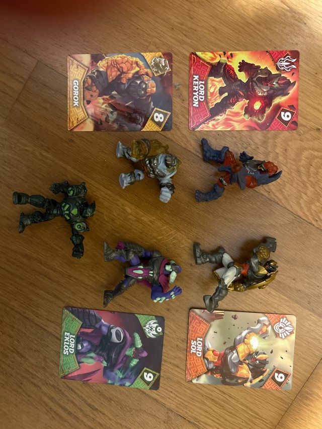 Lote 5 Figuras Gormiti