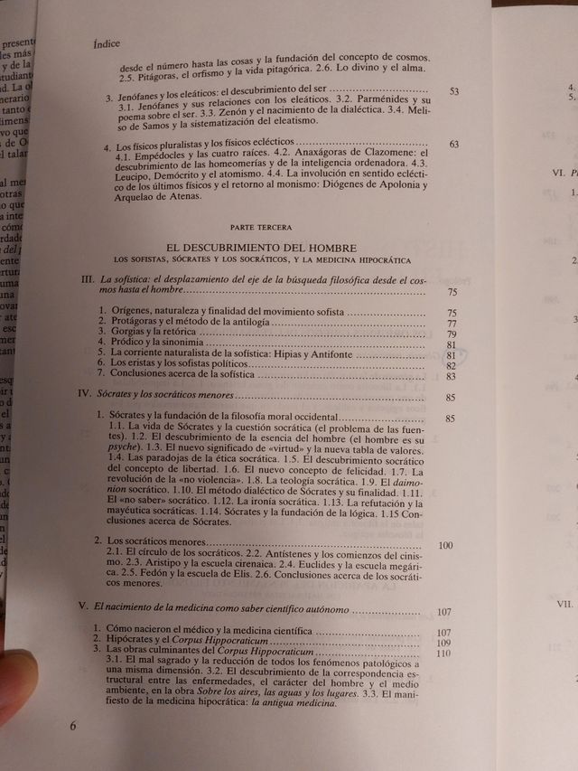 Historia del pensamiento filosófico y científico