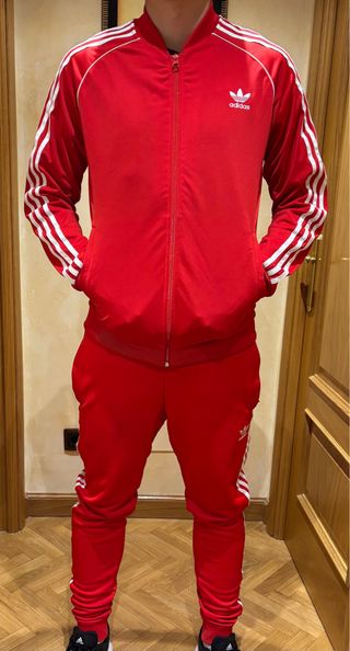 Chándal Adidas Rojo Talla M.