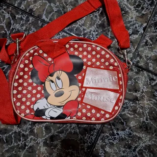 Bolso Minnie Mouse Disney Niña Rojo
