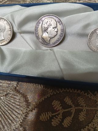 Lotto di n.4 monete in argento vintage