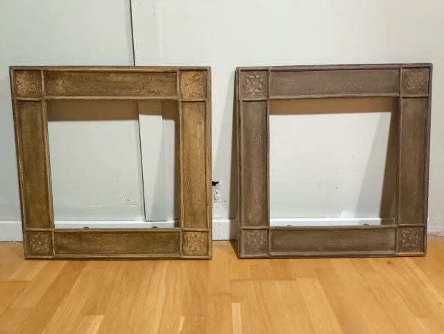 Marcos de madera con moldura de color gris