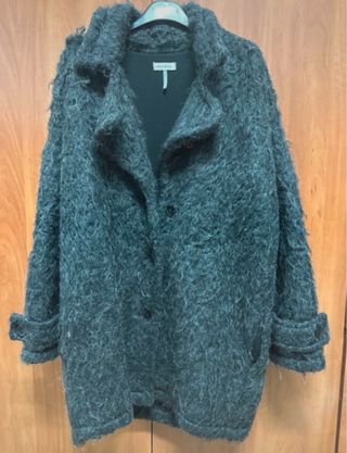 Cappotto lana grigio taglia L