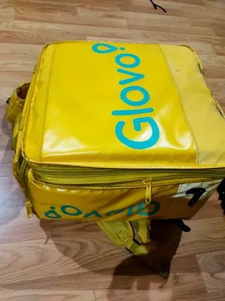 Mochila Glovo Amarilla