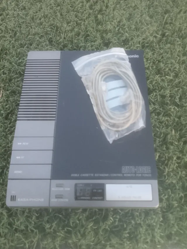 Contestador Automático Panasonic Vintage Gris