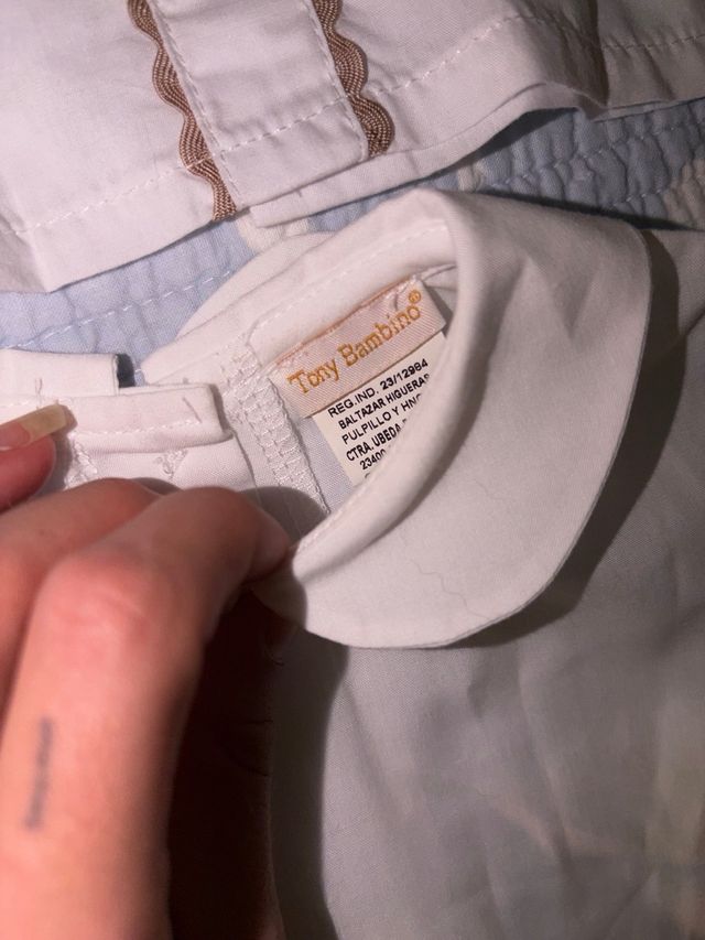 Set di 4 camicie bianche per bambina