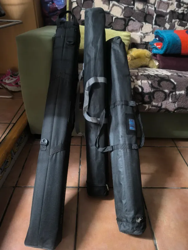 3 strutture arrotolabili con sacchetti