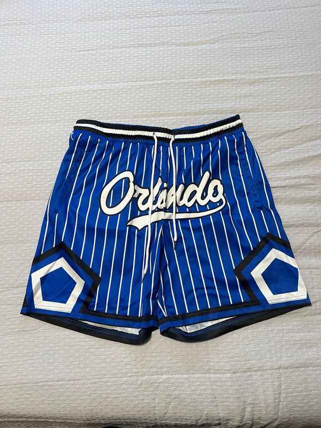 Pantalón Corto Orlando Rayas Blancas