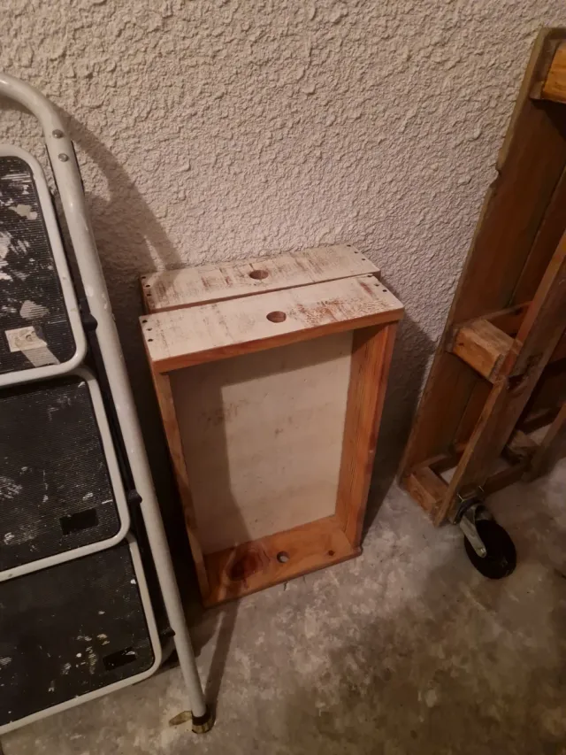 Mesa de jardín de madera