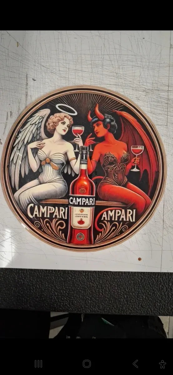 Adesivo grande Campari
