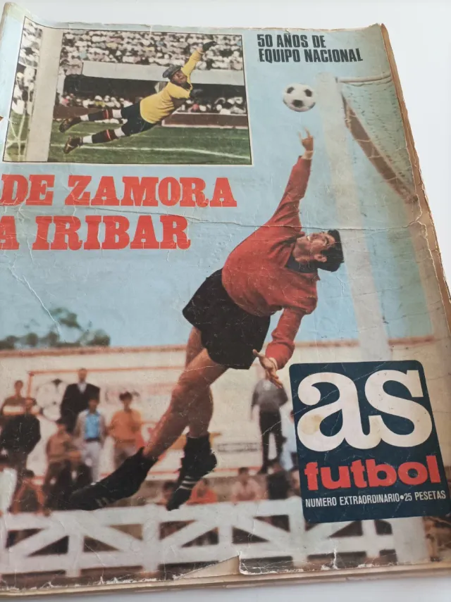 Revista As Fútbol - Zamora Iribar