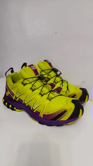 Zapatillas Salomon Trail Running Amarillas/Moradas
