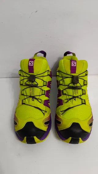 Zapatillas Salomon Trail Running Amarillas/Moradas