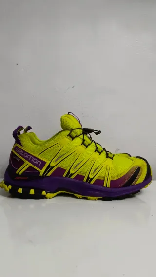 Zapatillas Salomon Trail Running Amarillas/Moradas