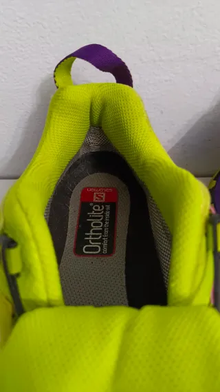 Zapatillas Salomon Trail Running Amarillas/Moradas