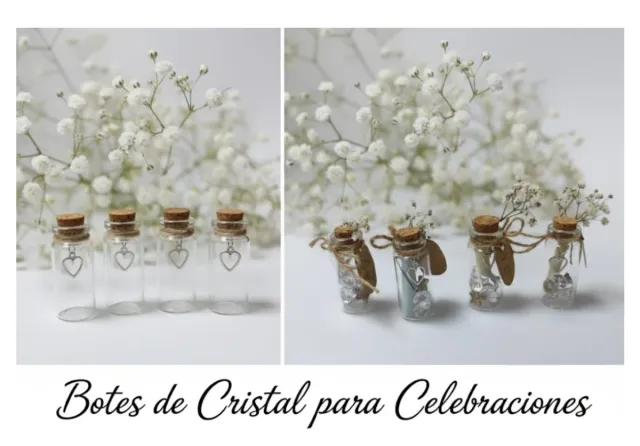Botes de Cristal para Celebraciones