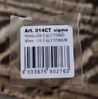 Coppia rondelle per macchinetta Sigma