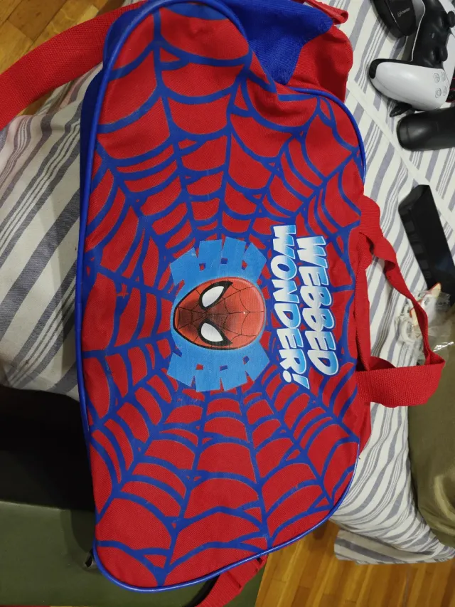bolsa o maleta infantil spiderman