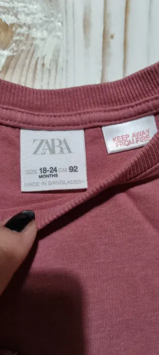 Set 2 magliette Zara bambina tg 92cm