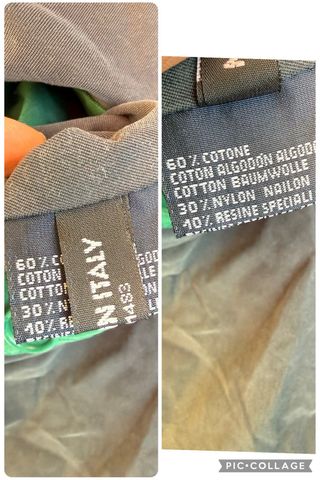 VINTAGE gabardina con forro PAUL AND SHARK XL