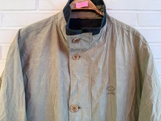 VINTAGE gabardina con forro PAUL AND SHARK XL