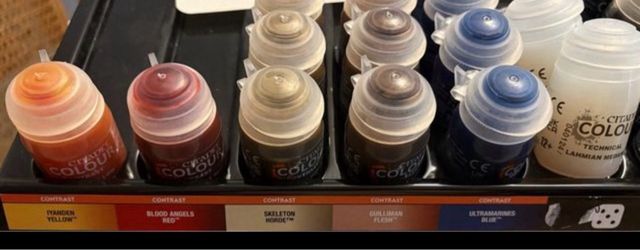 Pinturas Citadel Warhammer 12, 18 y 24ml