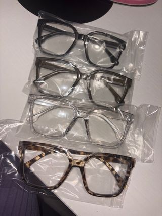 Pack 4 gafas de pasta