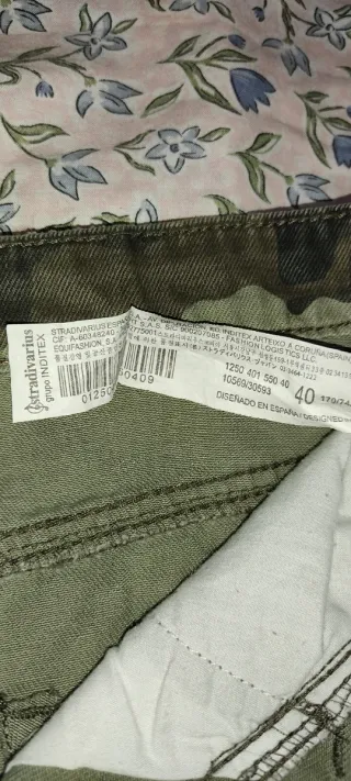 Falda Stradivarius Camuflaje