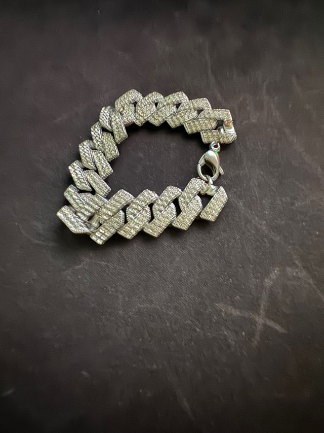 Pulsera Cubana Plata