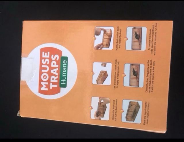 2 Trampas Ratones Humanas Reutilizables