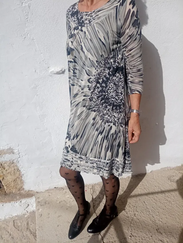 Vestido Tintoretto estampado