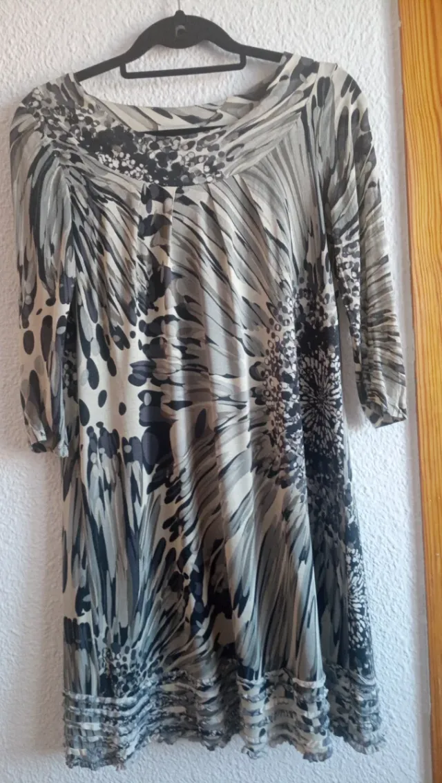 Vestido Tintoretto estampado