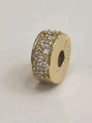 Charm de clip Pave transparente