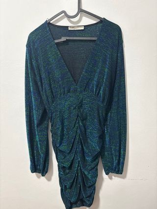 Vestido fiesta brillante Pull and Bear