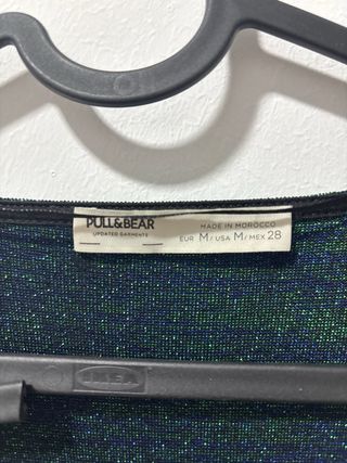 Vestido fiesta brillante Pull and Bear