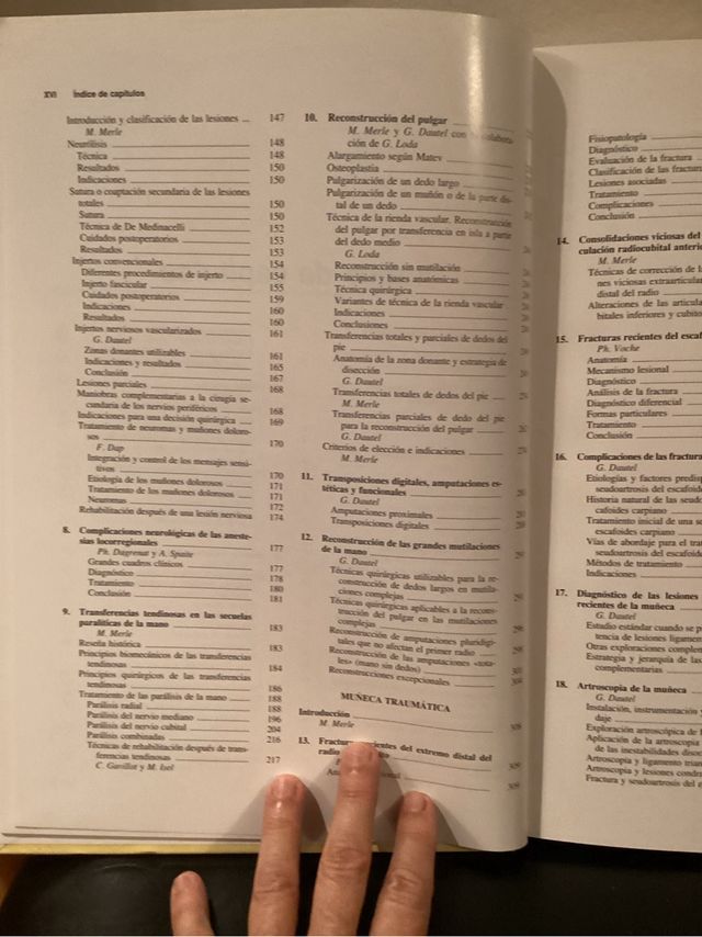 Mano Traumática Cirugía Secundaria, Muñeca Trau...