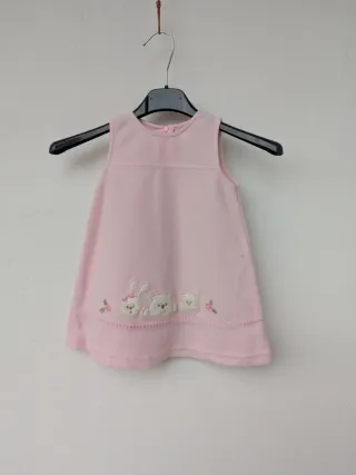 Vestito bambina rosa con orsetti