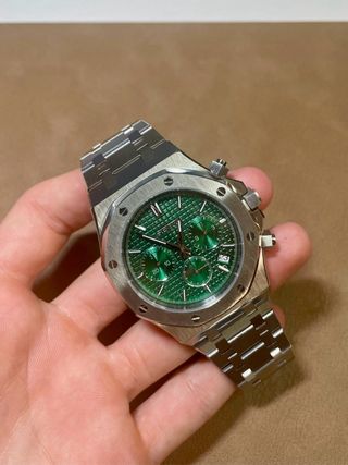 Seiko Mod AP Royal Oak Verde