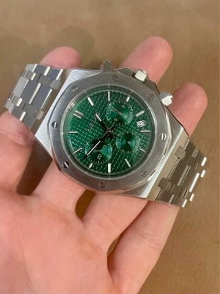 Seiko Mod AP Royal Oak Verde